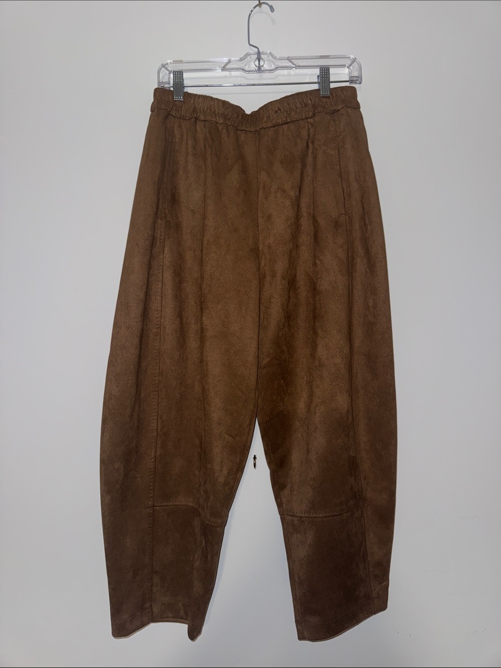 Max Studio Brown Suede barrel Pants